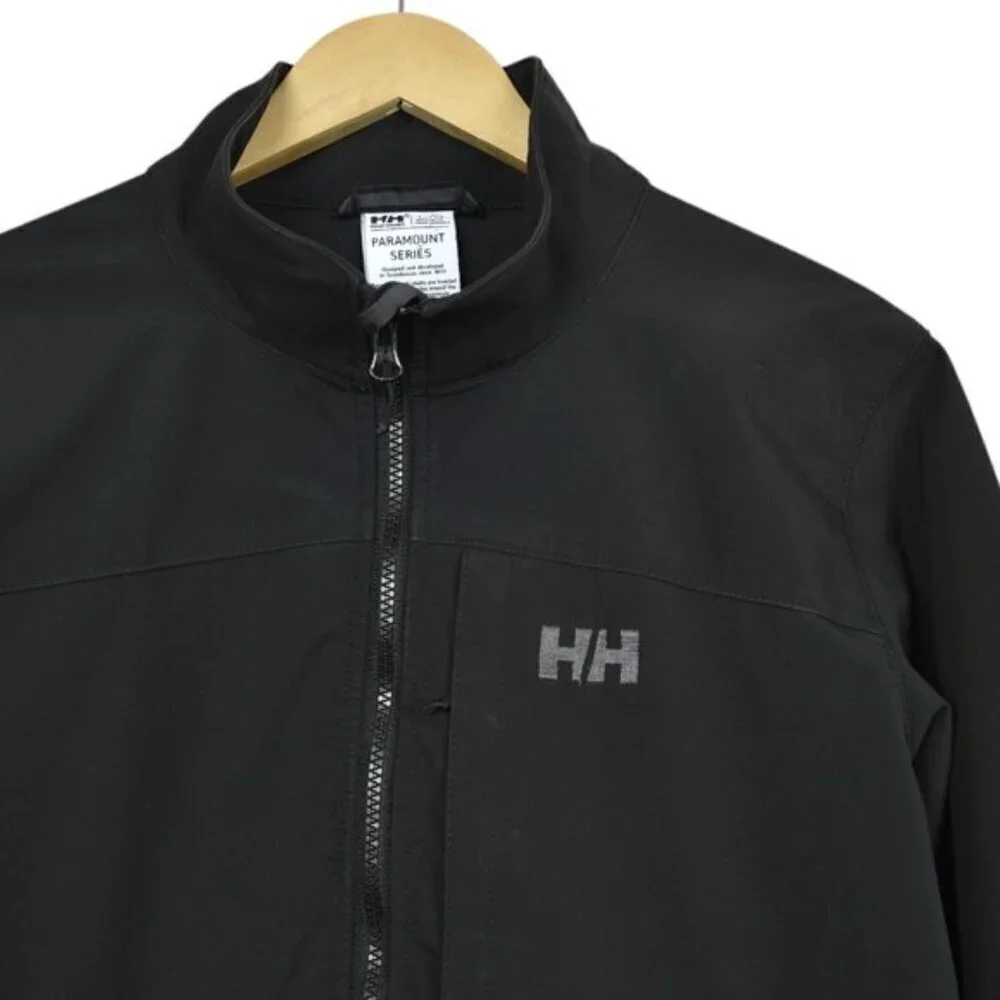 Helly Hansen Men's Paramount Softshell Jacket Black Water Resistant Size Large - Picture 2 of 12